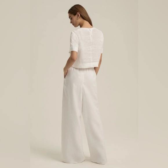 Favorite Daughter Wide Leg Linen Pant 100% Linen New Without Tags - Picture 12 of 17